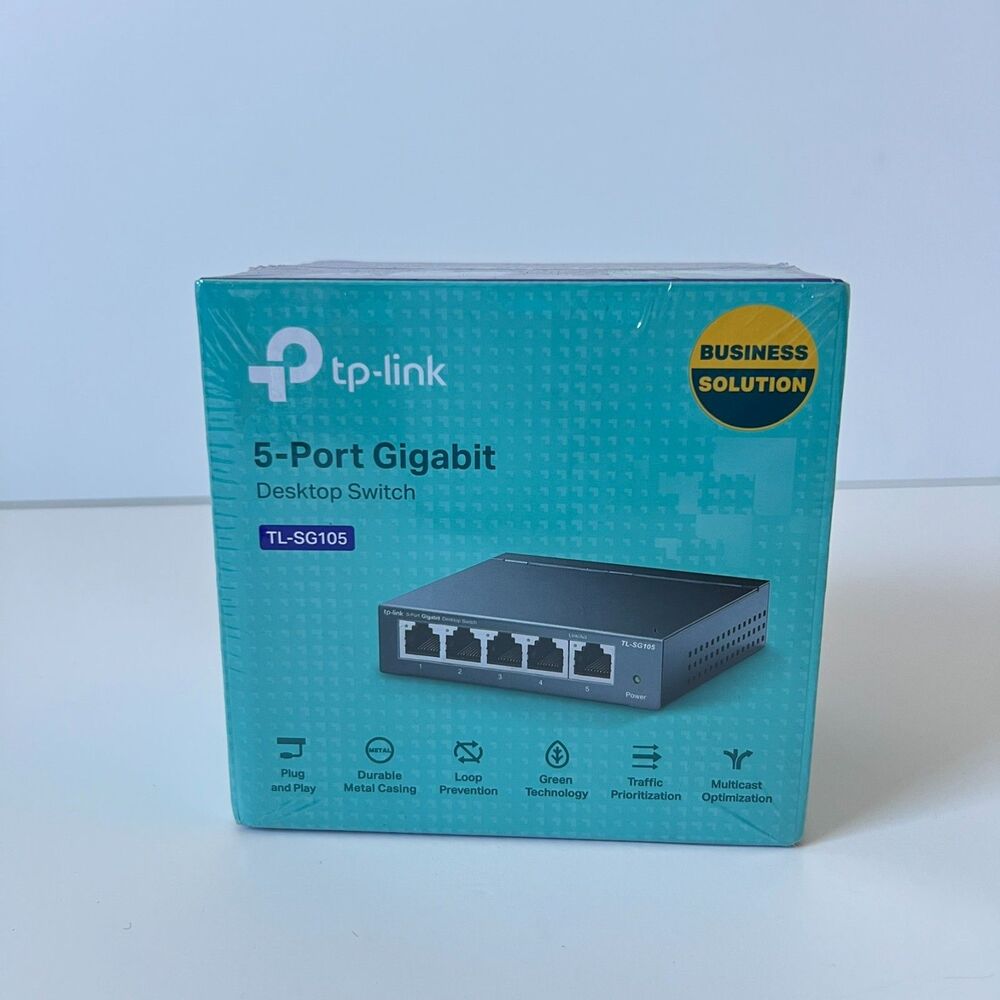TP-Link 5-Port Gigabit TL-SG105E Easy Smart Switch NEW